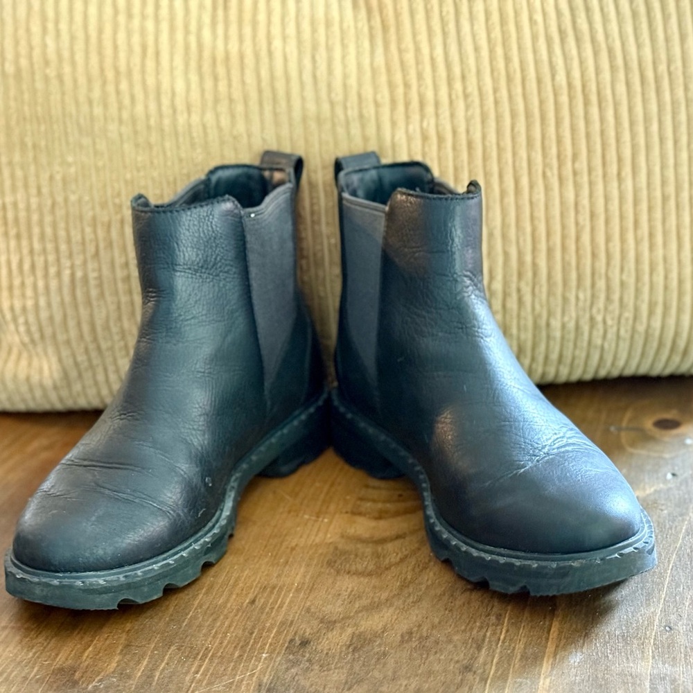 Sorel Black Ankle Boots